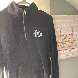 PINK quarter zip hoodie